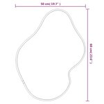 vidaXL Miroir mural Doré 60x50 cm