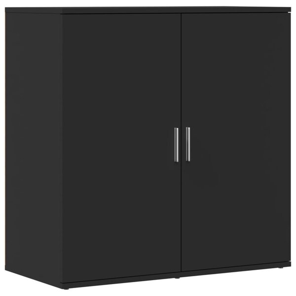 vidaXL Buffet noir 79x38x80 cm bois d'ingénierie