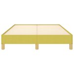 vidaXL Cadre de lit sans matelas vert 120x200 cm tissu