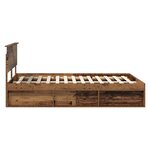 vidaXL Cadre de lit Bois ancien 150 x 200 cm Bois d'ingénierie