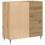 Buffet en bois vieilli vidaXL 84 5x38x89 cm en bois d'ingénierie