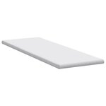 vidaXL Coussins de Matelas Blanc 80 x 200 cm