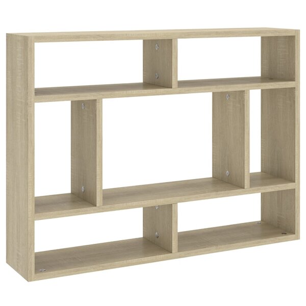 vidaXL Étagère murale Chêne sonoma 75x16x55 cm Bois d'ingénierie