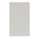 vidaXL Store plissé gris clair 115x200cm largeur du tissu 114 4cm