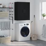 vidaXL Armoire murale noir 69 5x34x90 cm