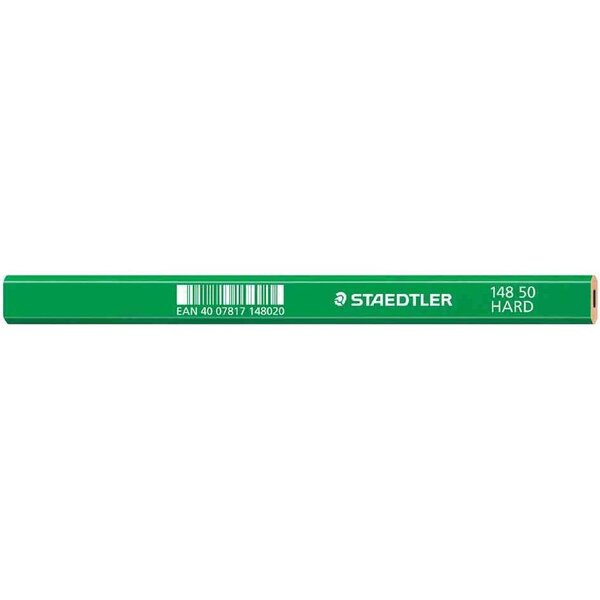 Crayon de charpentier 'dur'  ovale  vert STAEDTLER
