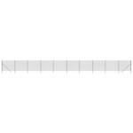 vidaXL Clôture en treillis métallique anthracite 1 6x25 m