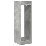 vidaXL Support de Plante Gris béton 30 x 30 x 100 cm Bois d'ingénierie