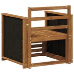 vidaXL Sofa de milieu extérieur Naturel