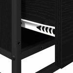 vidaXL Cabinet de salle de bain Chêne noir 35 x 37.5 x 100 cm
