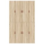 vidaXL Cadre de lit avec rangement Chêne Sonoma 120 x 190 cm