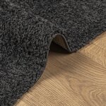 vidaXL Tapis shaggy PAMPLONA poils longs moderne anthracite 60x110 cm