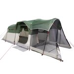 vidaXL Tente familiale tunnel 8 personnes vert imperméable