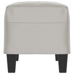 Banc banquette 70 x 35 x 41 cm tissu microfibre gris clair 02_0010694