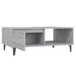 vidaXL Table basse sonoma gris 90x60x35 cm bois d'ingénierie