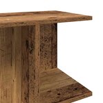 vidaXL Tables de chevet 2 Pièces vieux bois 46 5x29x61 cm bois ingénierie
