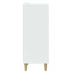 vidaXL Armoire à tiroirs Blanc 33 x 34 5 x 90 cm Bois d'ingénierie