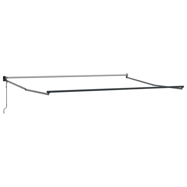 vidaXL Cadre de store rétractable électrique Anthracite 4 x 2 m