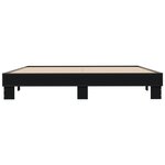 vidaXL Cadre de lit sans matelas noir 160x200 cm