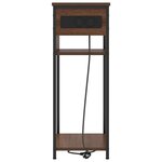 vidaXL Cabinet de chevet Chêne brun 41 x 28 x 76 cm Bois d'ingénierie