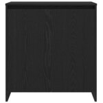 vidaXL Buffet avec tiroir 3 Pièces Noir 70 x 41 x 75 cm Bois d'ingénierie