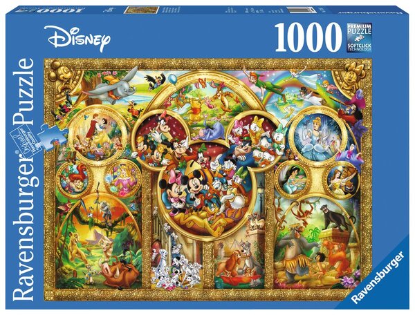 Puzzle plus beaux themes disney 1000 pieces