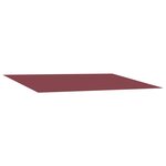vidaXL Toile de rechange pour auvent Rouge bordeaux 350 x 250 cm