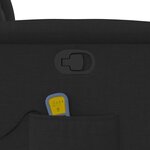 vidaXL Fauteuil de massage inclinable Noir Tissu