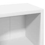vidaXL Armoires à CD 2 Pièces Blanc 21x16x93 5 cm Aggloméré