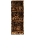 vidaXL Bibliothèque chêne fumé 40x24x109 cm bois d'ingénierie
