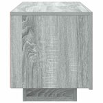 vidaXL Meuble TV Sonoma gris 100x35x40 cm Bois d'ingénierie