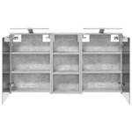vidaXL Ensemble de Meubles de Salle de Bain 3 Pièces 116 x 16 x 62 5 cm