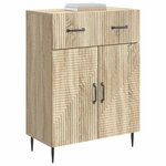 vidaXL Buffet Chêne Sonoma 66 x 34 5 x 89 5 cm Bois d'ingénierie