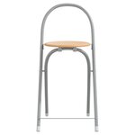 vidaXL Ensemble de bar 3 Pièces gris et marron bois d'ingénierie et fer