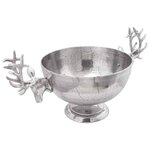 vidaXL Tasse Argent 62 x 35 x 33 cm Aluminium