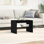 vidaXL Meuble TV chêne noir 60x40x40 cm bois d'ingénierie