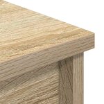 vidaXL Buffet haut chêne sonoma 37 5x35x180 cm bois d'ingénierie