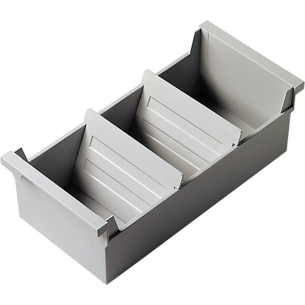 bac à fichier A6 à l'italienne  gris clair  non équipé HELIT