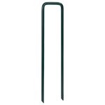vidaXL Clous pour gazon artificiel 100 Pièces Forme de U Fer