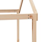 vidaXL Lit superposé sans matelas 90x200 cm bois de pin massif