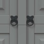 vidaXL Garde-robe avec 2 portes Gamme Corona pin mexicain Gris