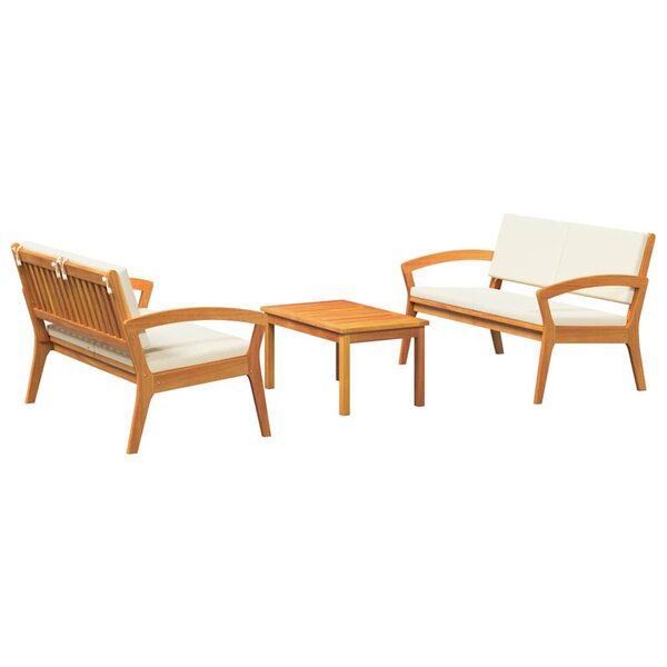 vidaXL Ensemble bistrot 3 Pièces Marron 75 x 45 x 38cm
