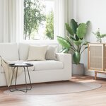 vidaXL Tapis 'HUARTE' à poils courts  doux et lavable  sable 100x200 cm