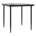 vidaXL Ensemble à manger de jardin 3Pièces coussins gris clair poly rotin