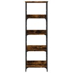 vidaXL Bibliothèque chêne fumé 50x33x153 cm bois d'ingénierie