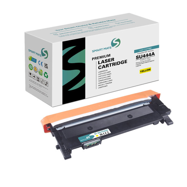 SmartMate cartouche laser rémanufacturée pour Samsung SU444A (CLT-Y404S) Jaune