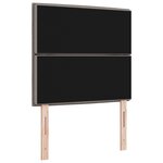 vidaXL Tête de lit Design Lignes Taupe 90 cm Tissu