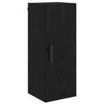 vidaXL Haut Armoire Chêne noir 34 5 x 34 x 180 cm Bois d'ingénierie