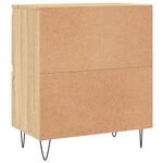 vidaXL Buffets 3 Pièces Chêne sonoma Bois d'ingénierie