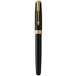 PARKER Sonnet Stylo plume  Noir  Plume fine  encre noire  Coffret cadeau